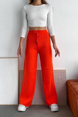 200176 orange TROUSERS