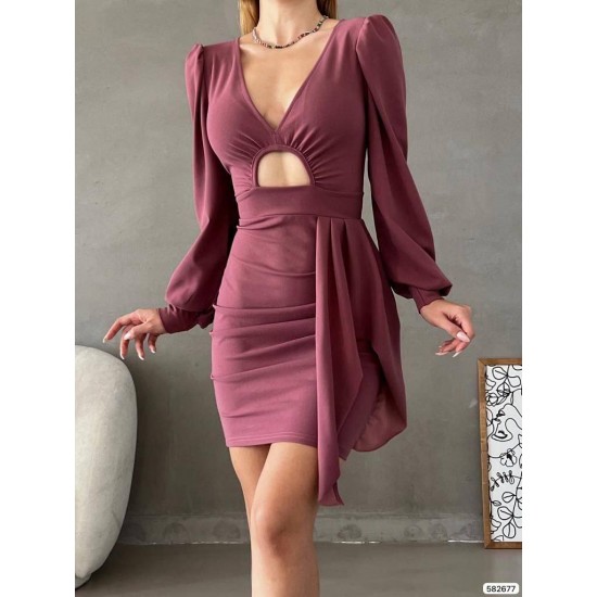 200450 dried rose Evening dress