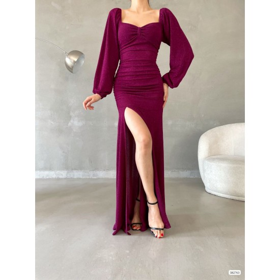 200460 damson Evening dress