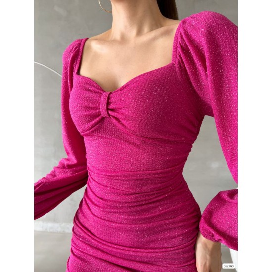 200462 fuchsia Evening dress