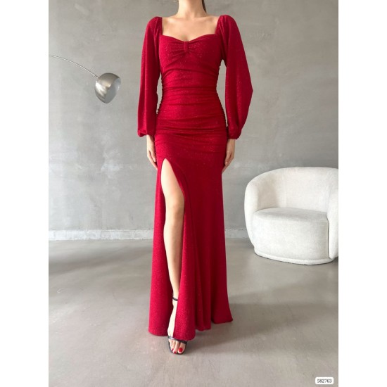 200464 red Evening dress