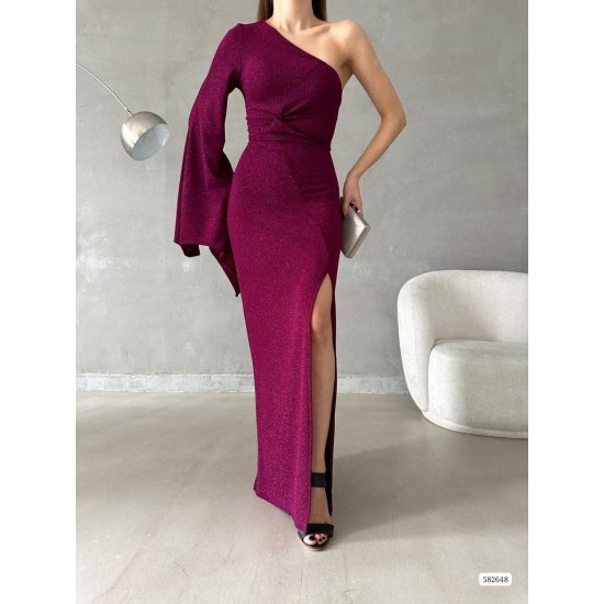 200469 damson Evening dress