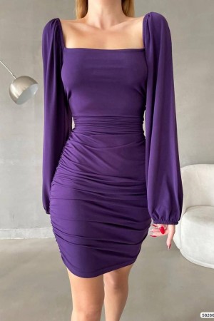 200475 purple Evening dress
