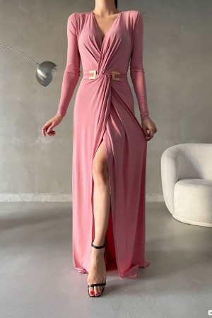 200482 dried rose Evening dress