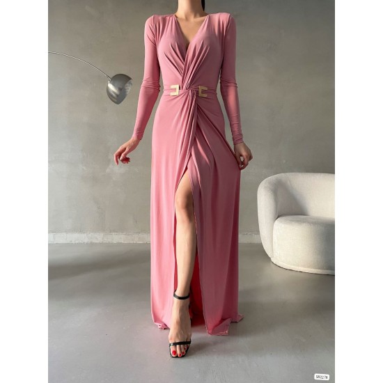 200482 dried rose Evening dress