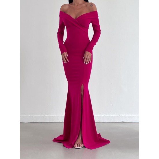 200553 fuchsia Evening dress