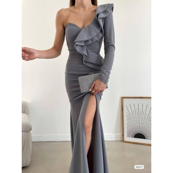 200569 Grey Evening dress