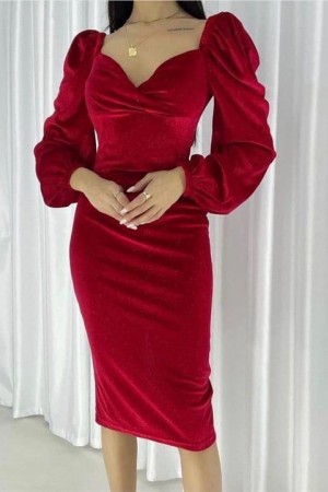 200591 TOPTAN BORDO ABİYE