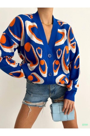 200600 patterned CARDIGAN