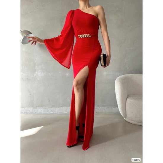 200649 TOPTAN KIRMIZI ABİYE