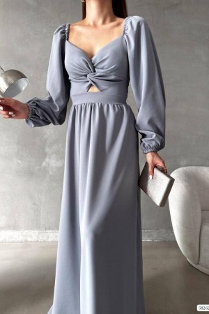 200664 Grey Evening dress