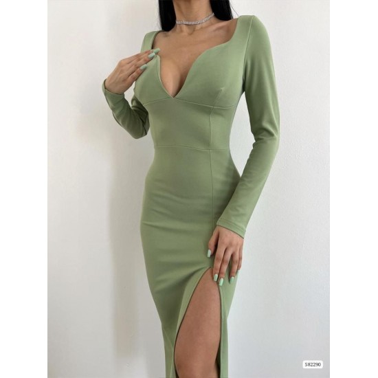 200674 Water is green Evening dress