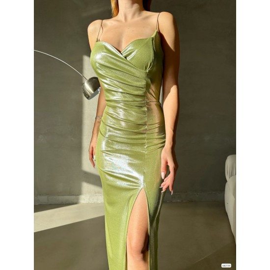 200693 GREEN Evening dress