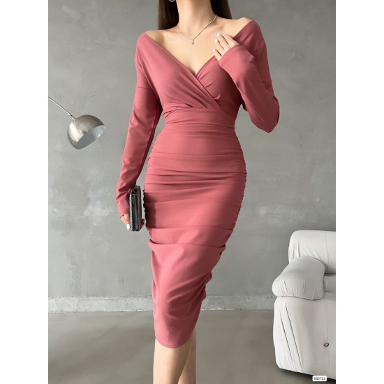 200725 powder Evening dress