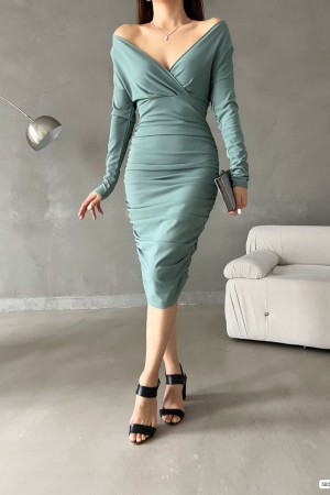 200729 Water is green Evening dress