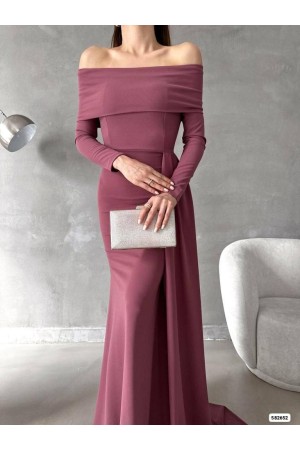 200748 dried rose Evening dress