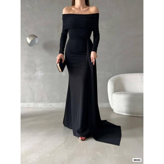 200751 TOPTAN SİYAH ABİYE