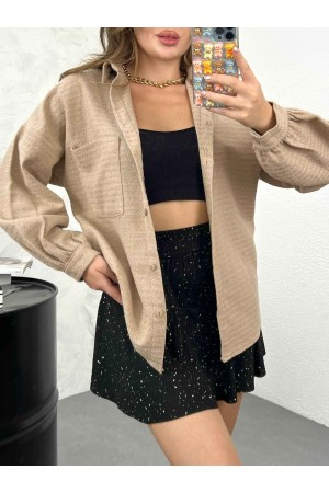 201858 TOPTAN BEJ GÖMLEK