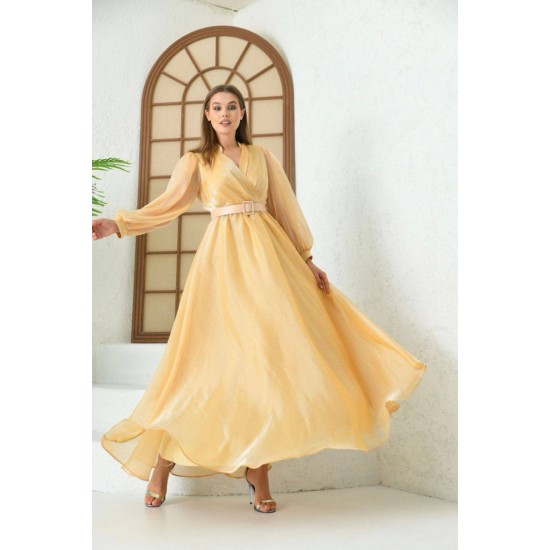 202304 yellow Evening dress