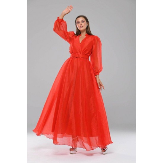202305 red Evening dress