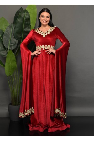 202310 TOPTAN BORDO ABİYE