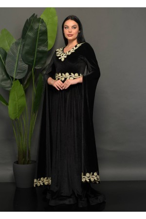 202311 TOPTAN SİYAH ABİYE
