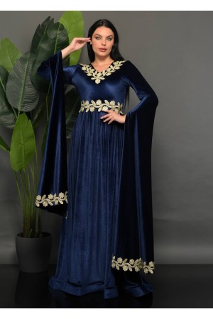 202312 TOPTAN LACİVERT ABİYE