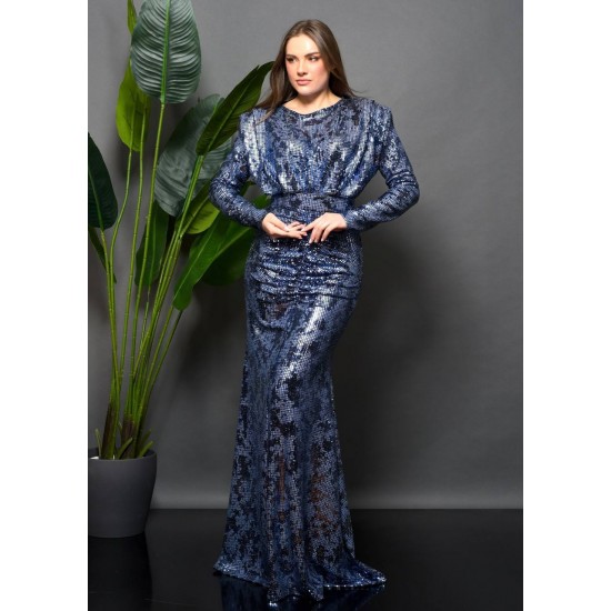 202317 Navy blue Evening dress