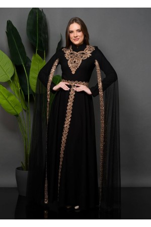 202322 TOPTAN SİYAH ABİYE