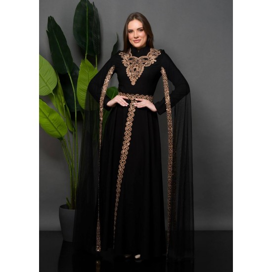 202322 black Evening dress