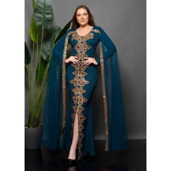 202325 Emerald Green Evening dress