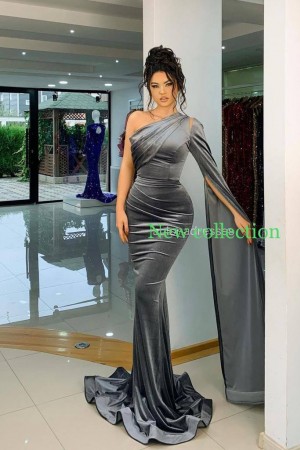 202335 Grey Evening dress