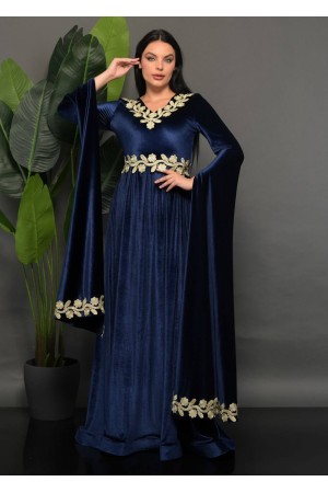 202343 TOPTAN LACİVERT ABİYE