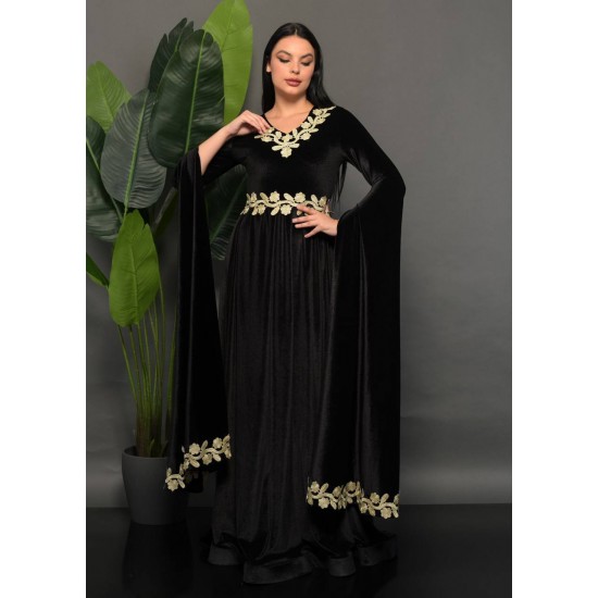 202344 black Evening dress