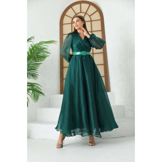 202351 Emerald Green Evening dress