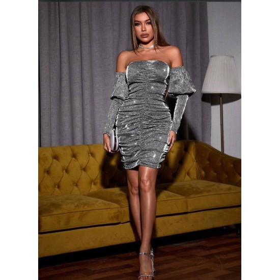 202363 Grey Evening dress