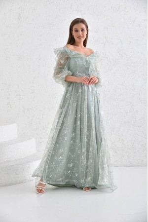 202369 TOPTAN SU YEŞİL ABİYE