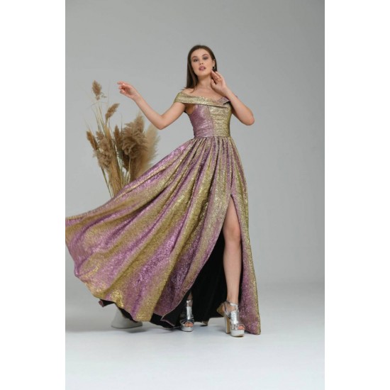 202375 colored Evening dress