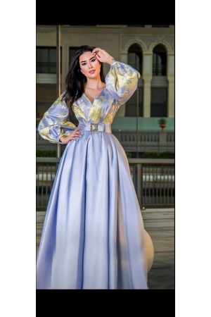 202381 TOPTAN BEBE MAVİ ABİYE