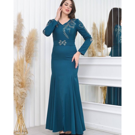 202398 Emerald Green Evening dress