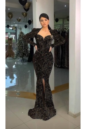 202405 TOPTAN SİYAH ABİYE