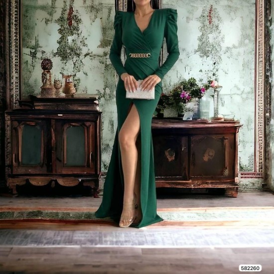 202463 Emerald Green Evening dress