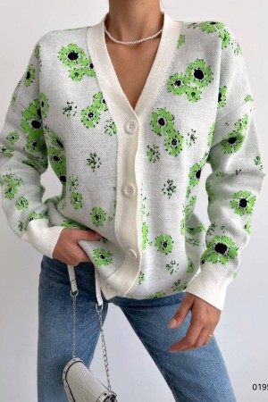 202477 patterned CARDIGAN