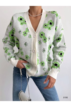 202477 patterned CARDIGAN