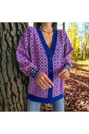 202486 patterned CARDIGAN
