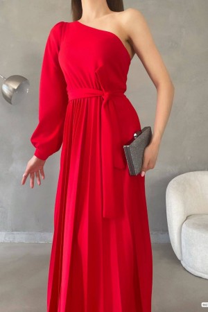 202496 red Evening dress