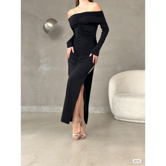 202507 black Evening dress