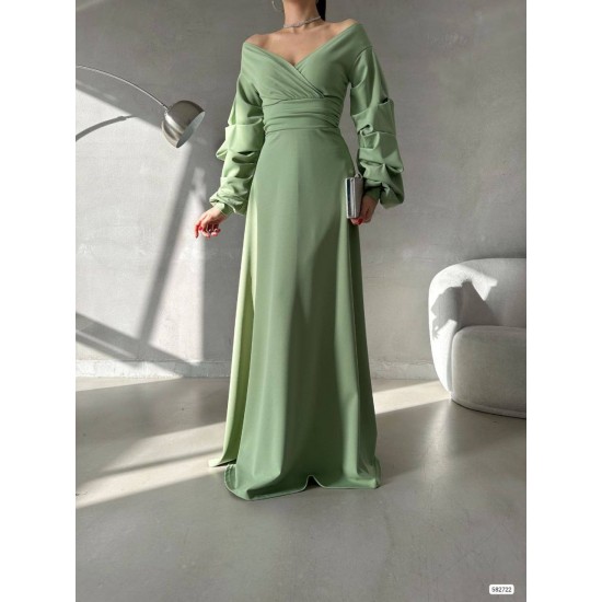 202512 Water is green Evening dress