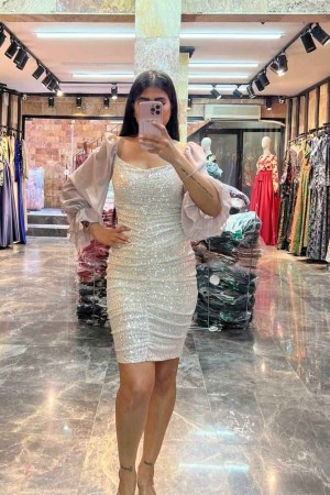 202548 silver Evening dress