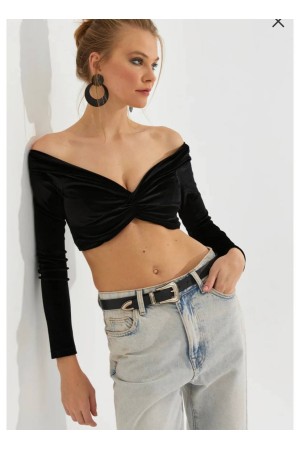 202608 TOPTAN SİYAH BLUZ